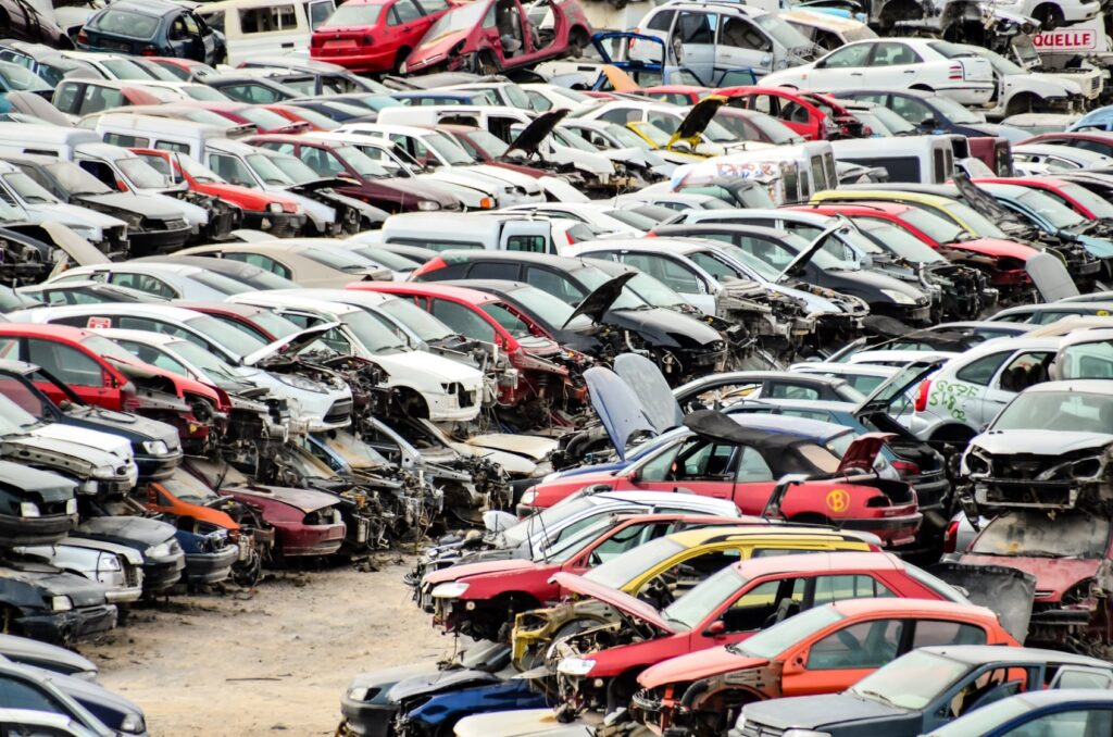 junk cars yard